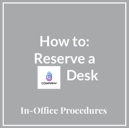 Reserve a Desk Process